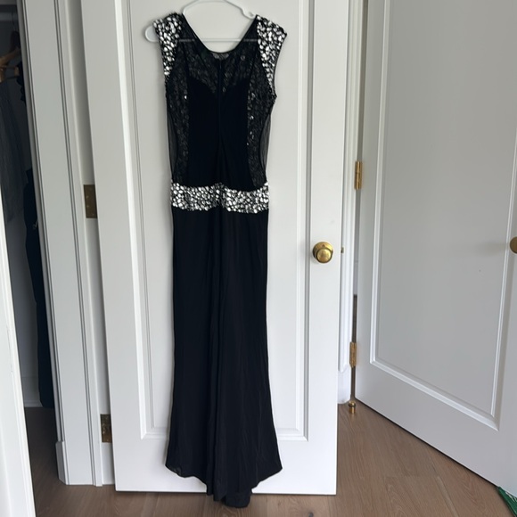 Caribbean queen Black gown with rhinestones - Picture 4 of 4